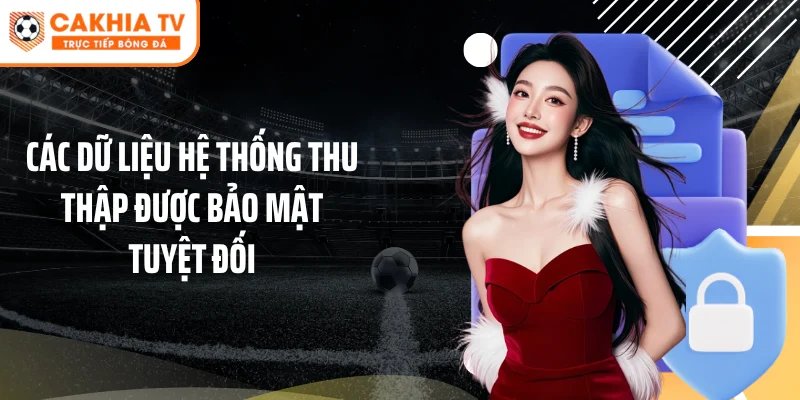 Các dữ liệu hệ thống thu thập được bảo mật tuyệt đối