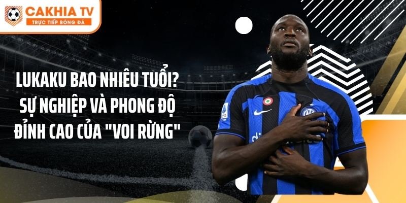 Lukaku Bao Nhiêu Tuổi? Sự Nghiệp Và Phong Độ Đỉnh Cao Của "Voi Rừng"
